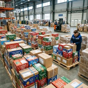 Новогодние коробки из картона: виды, размеры и условия доставки по России